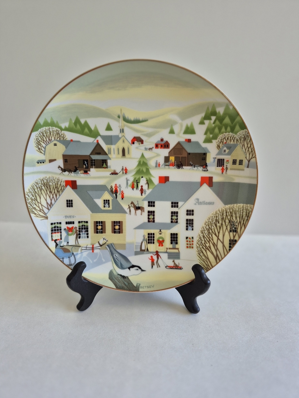 1986 The Village Antique Shop Betsy Bates Numbered Edition #3037